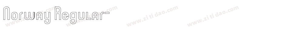 Norway Regular字体转换